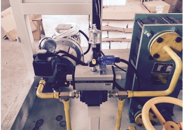 OMAL氣動球閥在清洗機上的應用